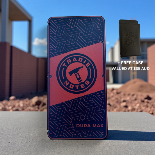 Dura Max Dual Pad Tradie Note- PRESALE