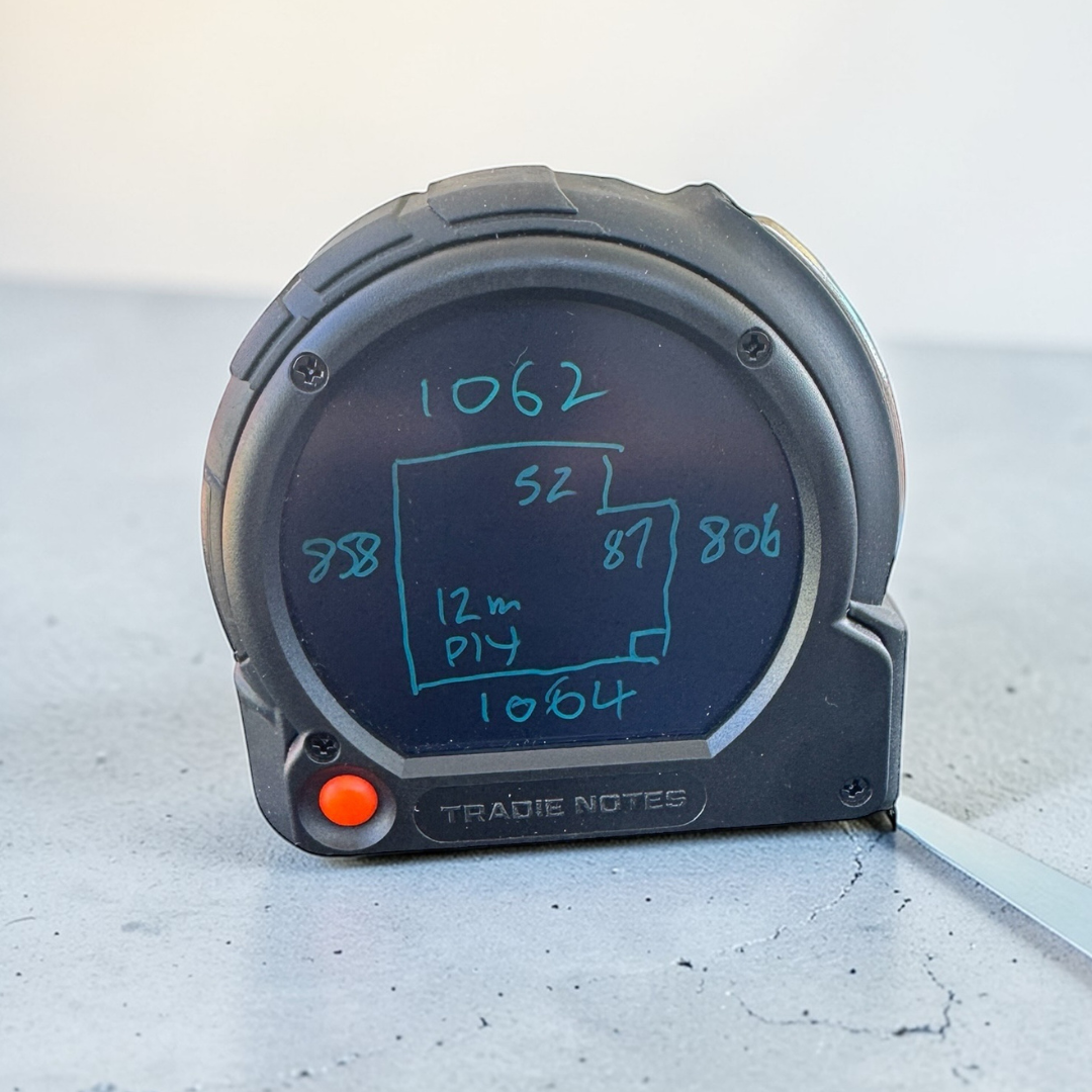 Tradie Notes Tape Measure 8M