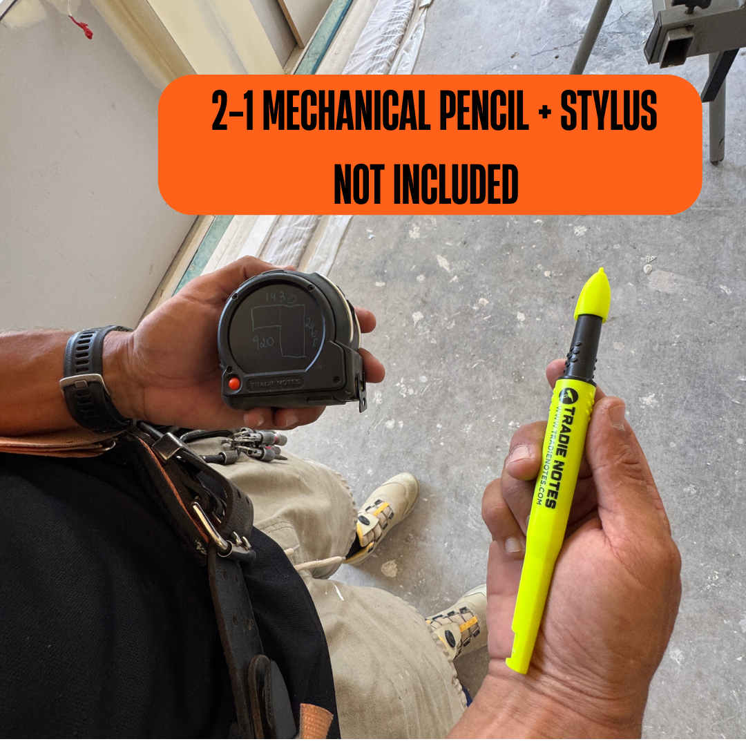 Tradie Notes Tape Measure 8M