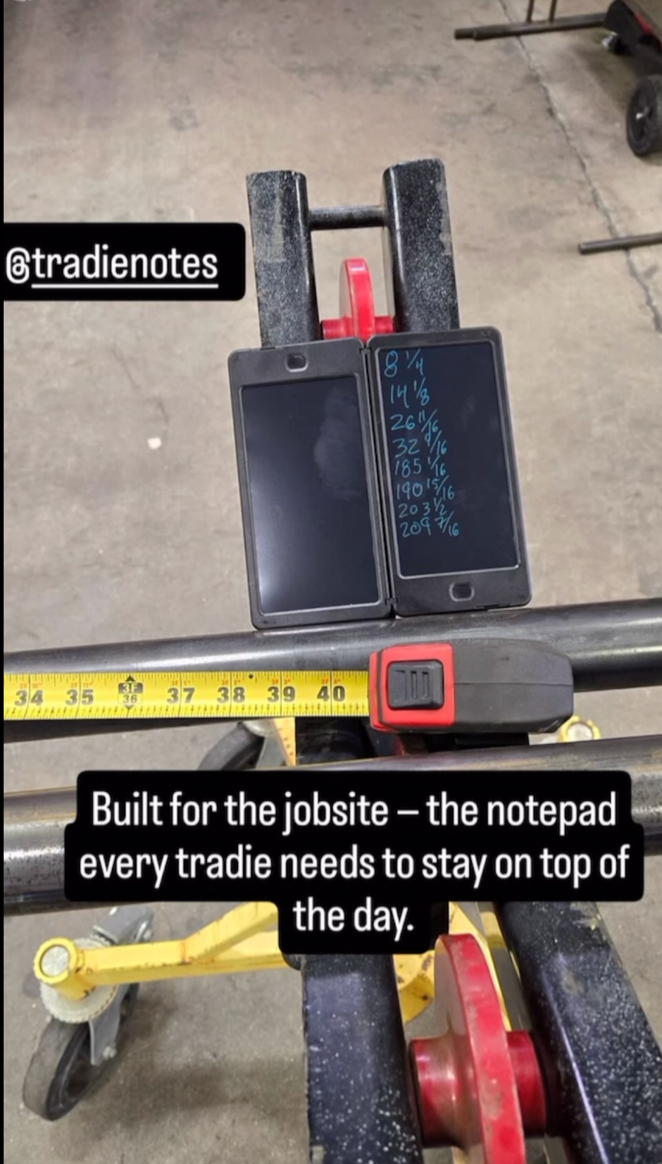 TRADIE NOTES