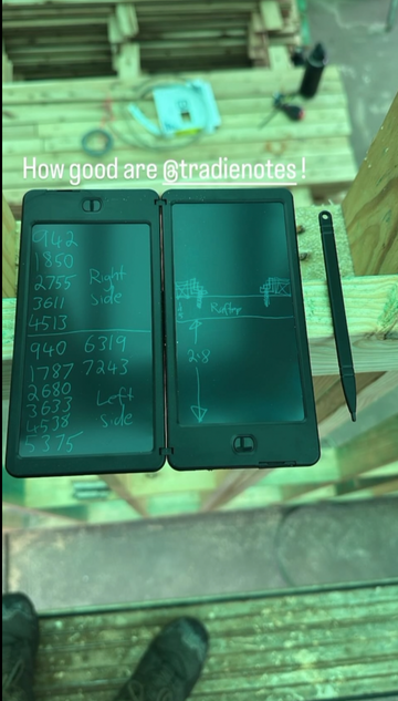 TRADIE NOTES